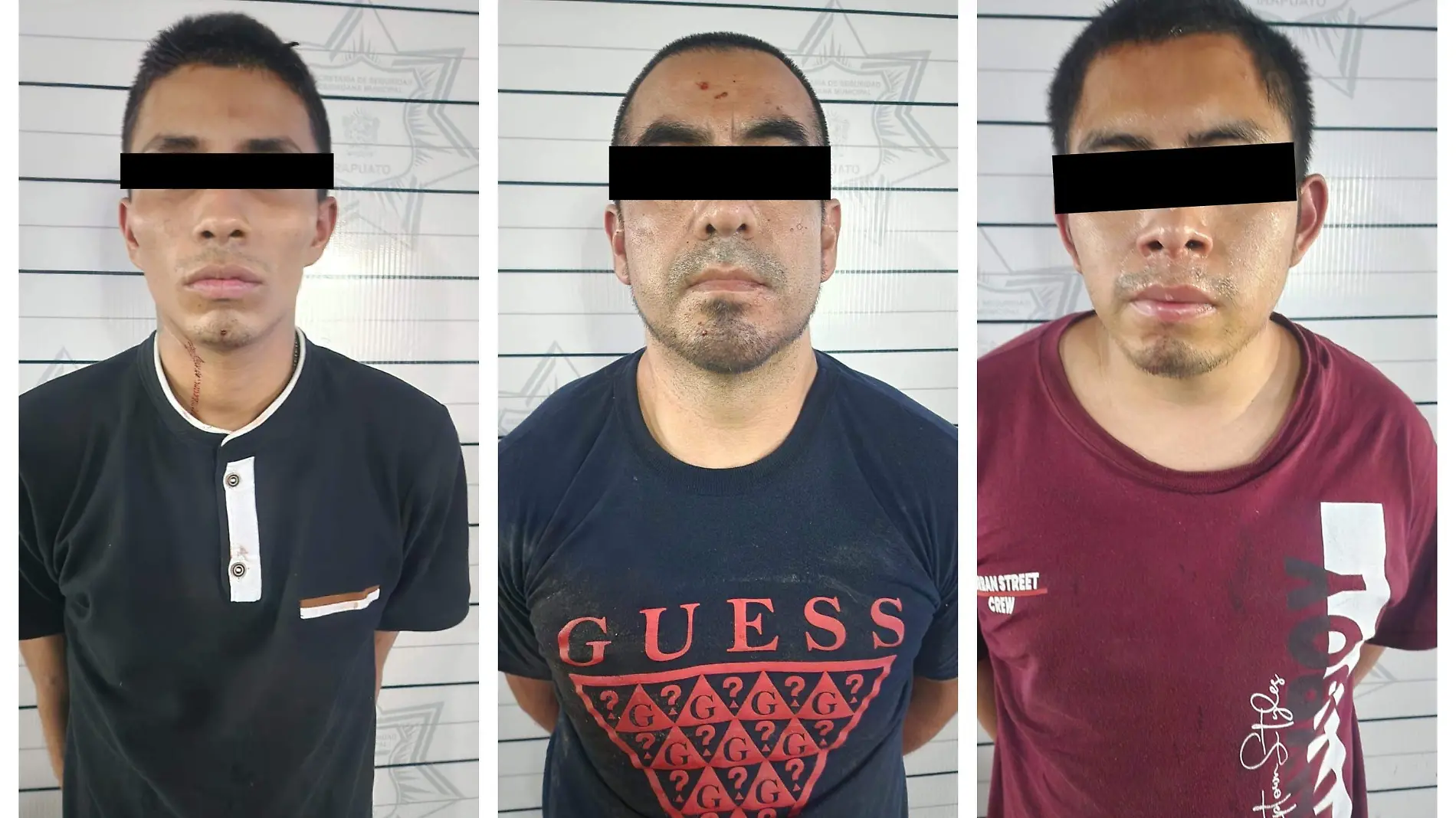 Captura Policía de Irapuato a tres presuntos homicidas